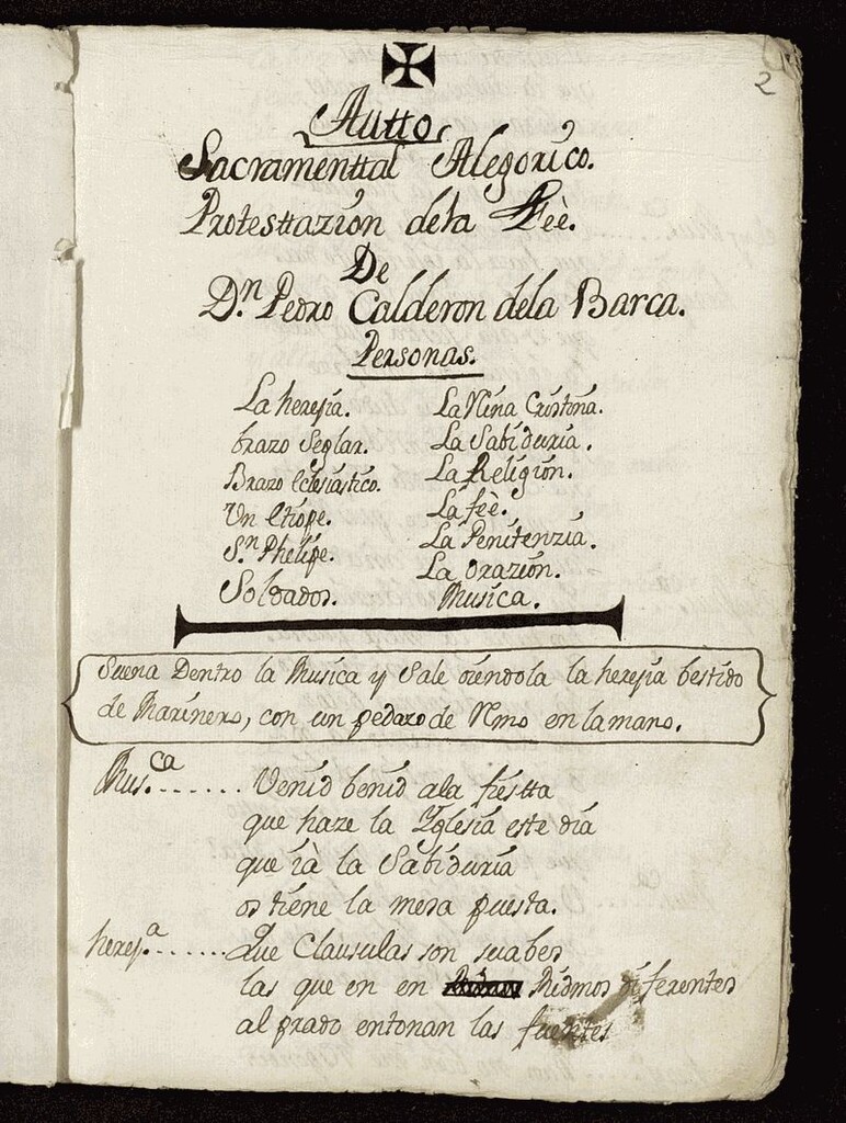 Miniatura de La protestación de la fe