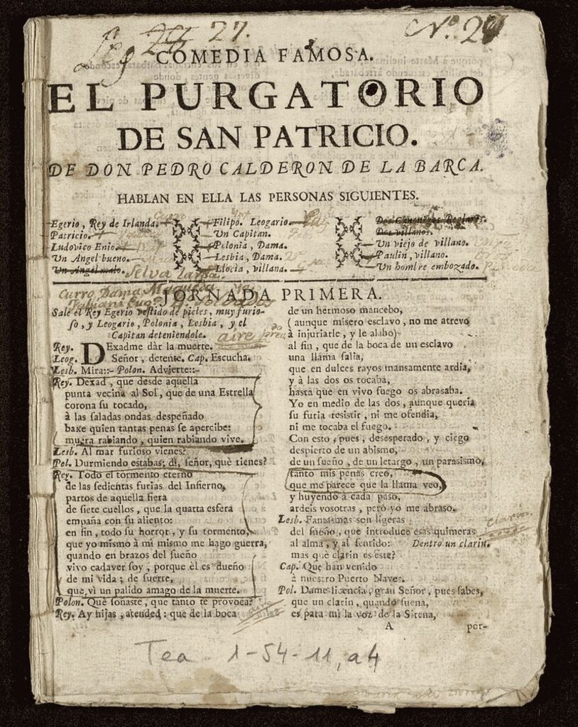 Miniatura de El purgatorio de San Patricio