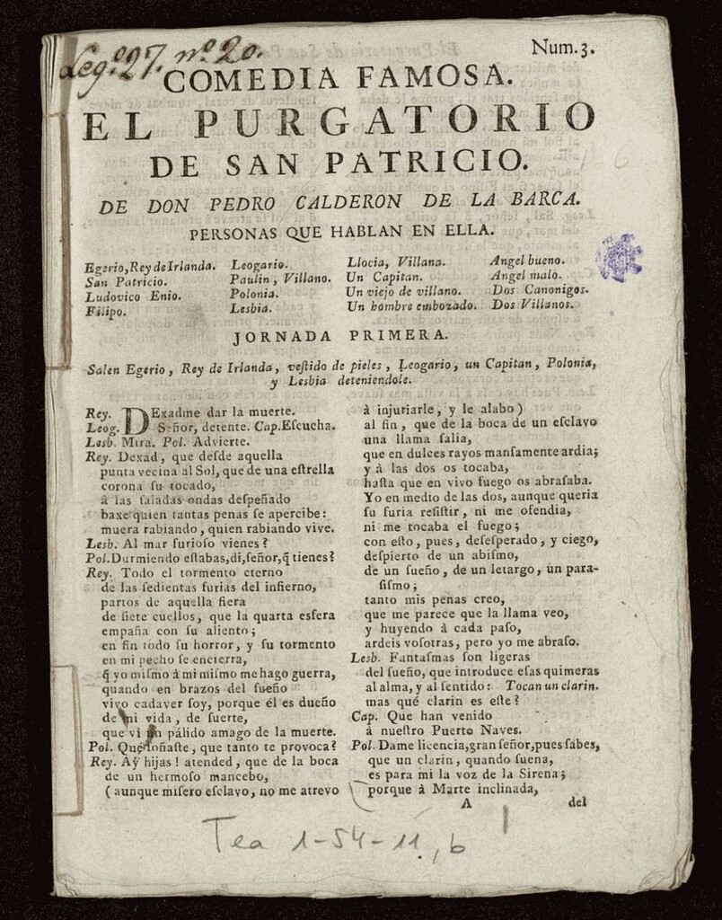 Miniatura de El purgatorio de San Patricio