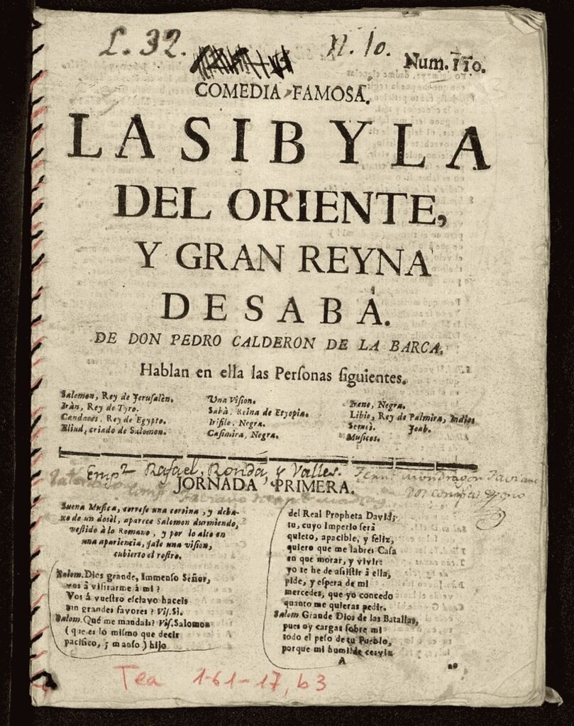 Miniatura de La sibila de Oriente