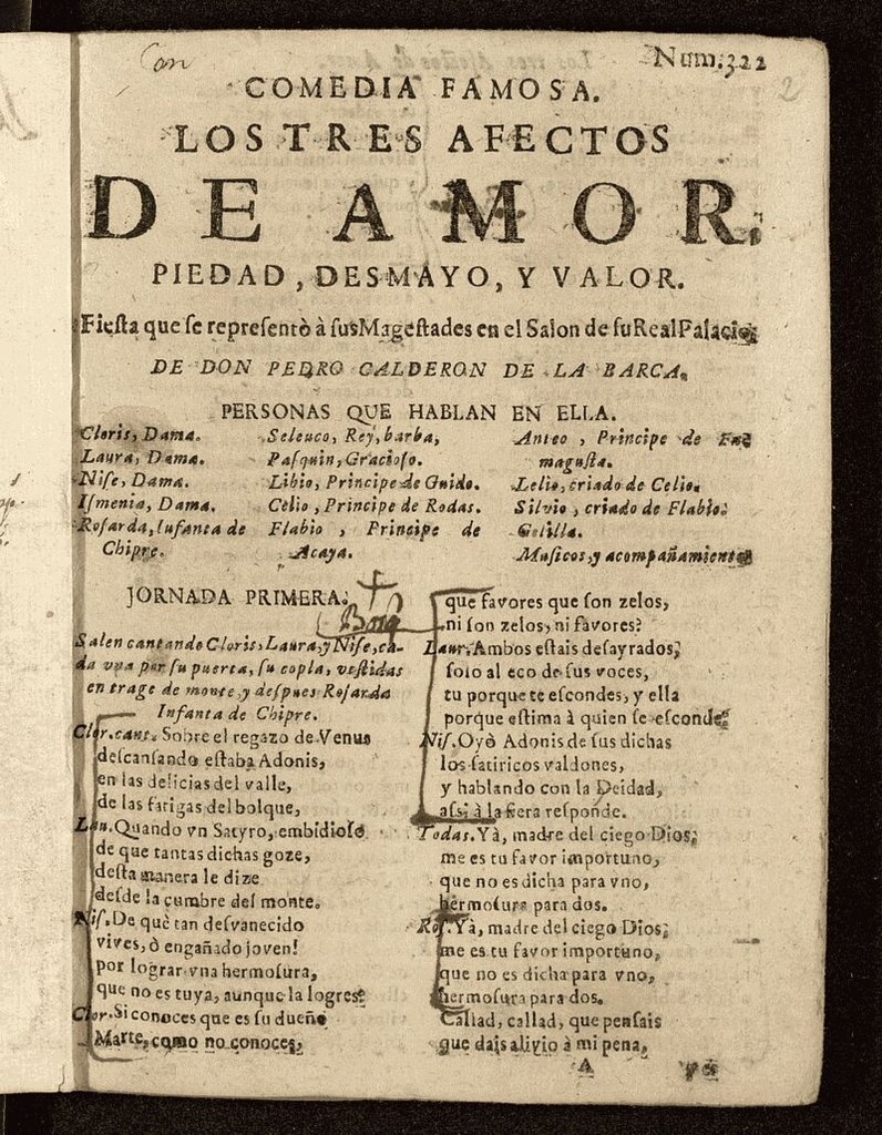 Miniatura de Los tres afectos de amor