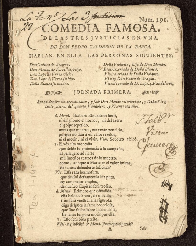 Miniatura de Las tres justicias en una comedia en tres jornadas