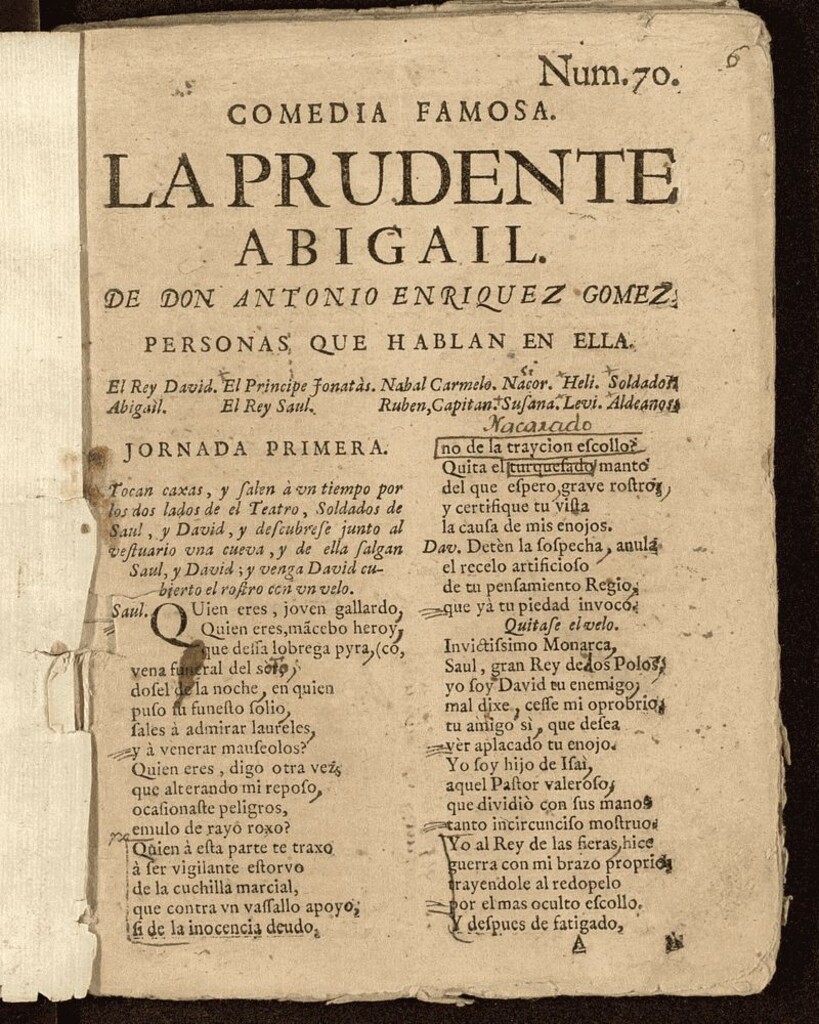Miniatura de La prudente Abigail