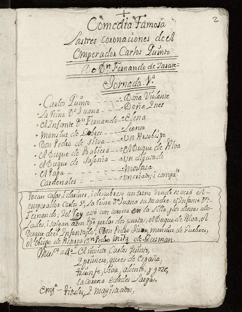 Miniatura de Las tres coronaciones del emperador Carlos V