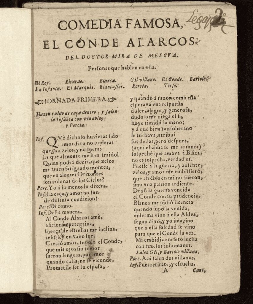 Miniatura de El Conde de Alarcos