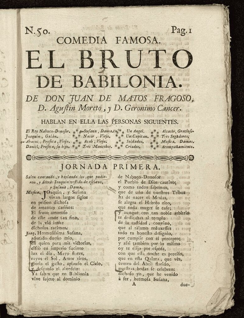Miniatura de El bruto de Babilonia