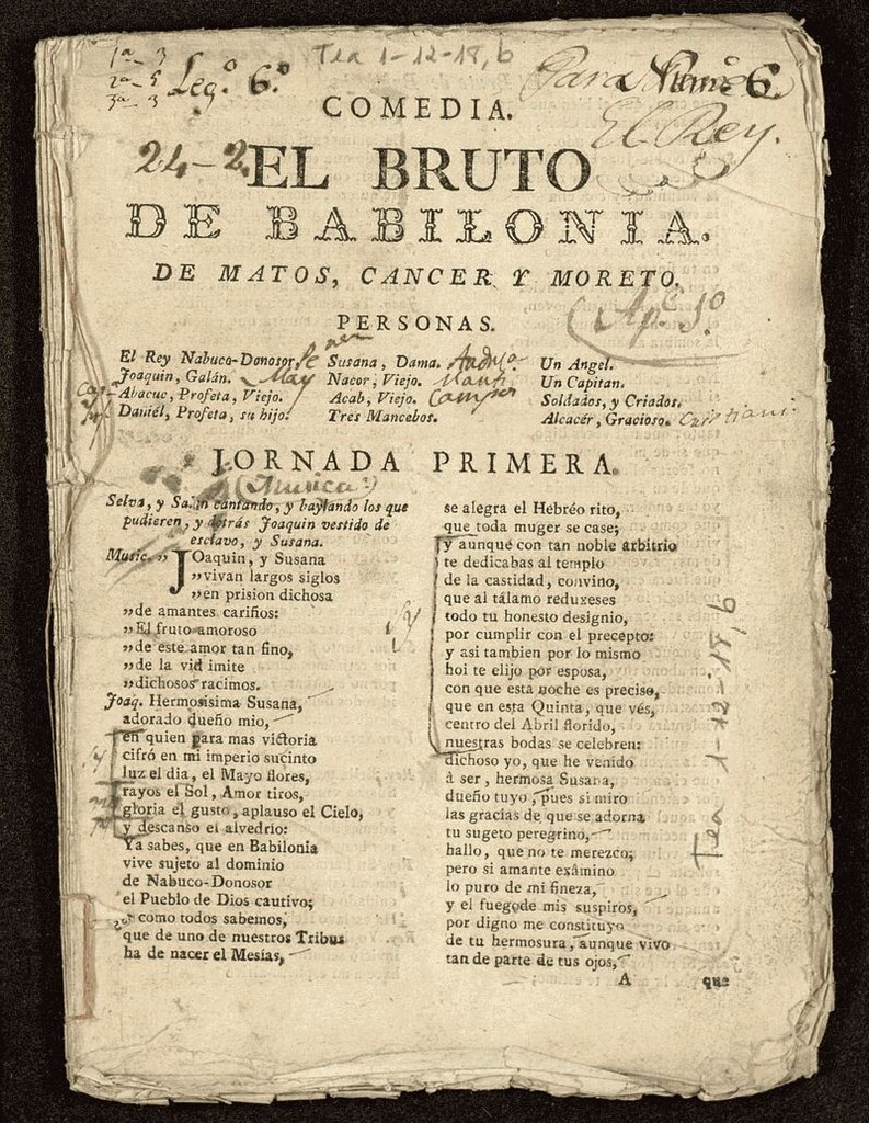 Miniatura de El bruto de Babilonia