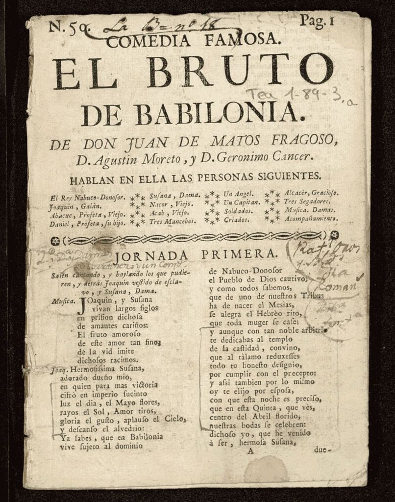 Miniatura de El bruto de Babilonia
