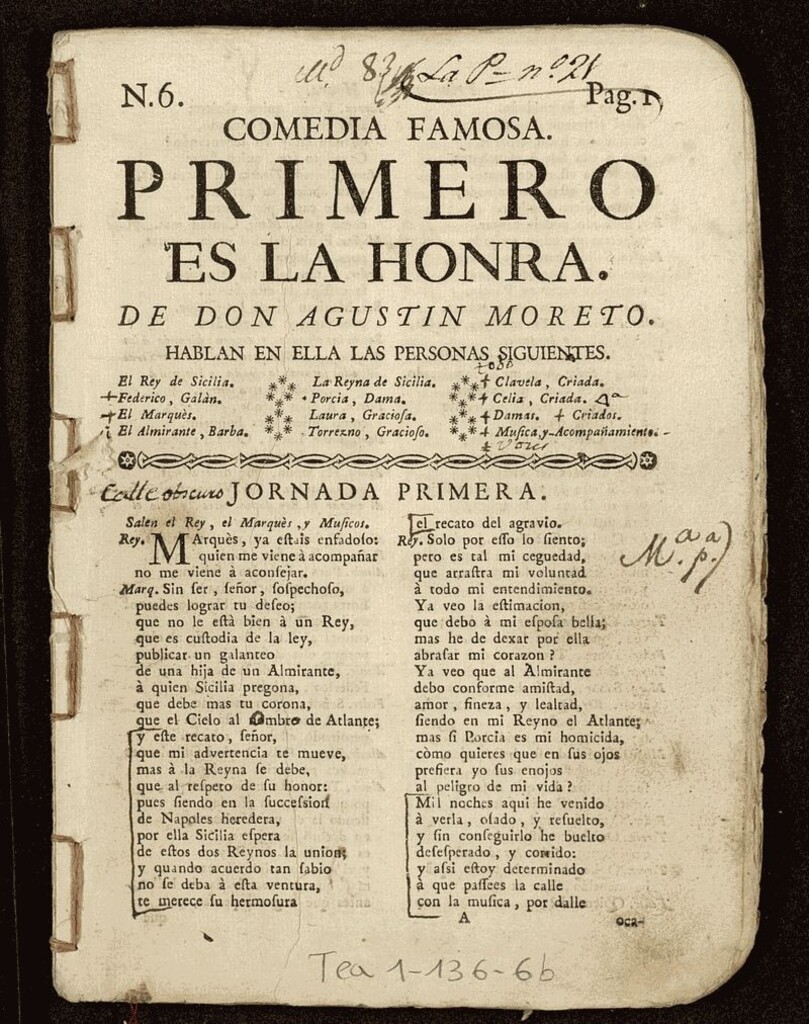 Miniatura de Primero es la honra