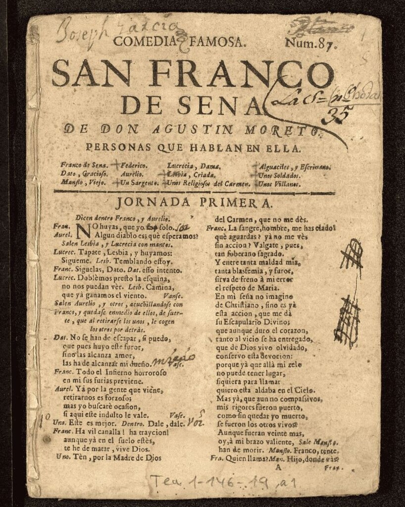 Miniatura de San Franco de Sena