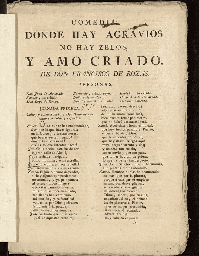 Miniatura de Donde hay agravios no hay celos