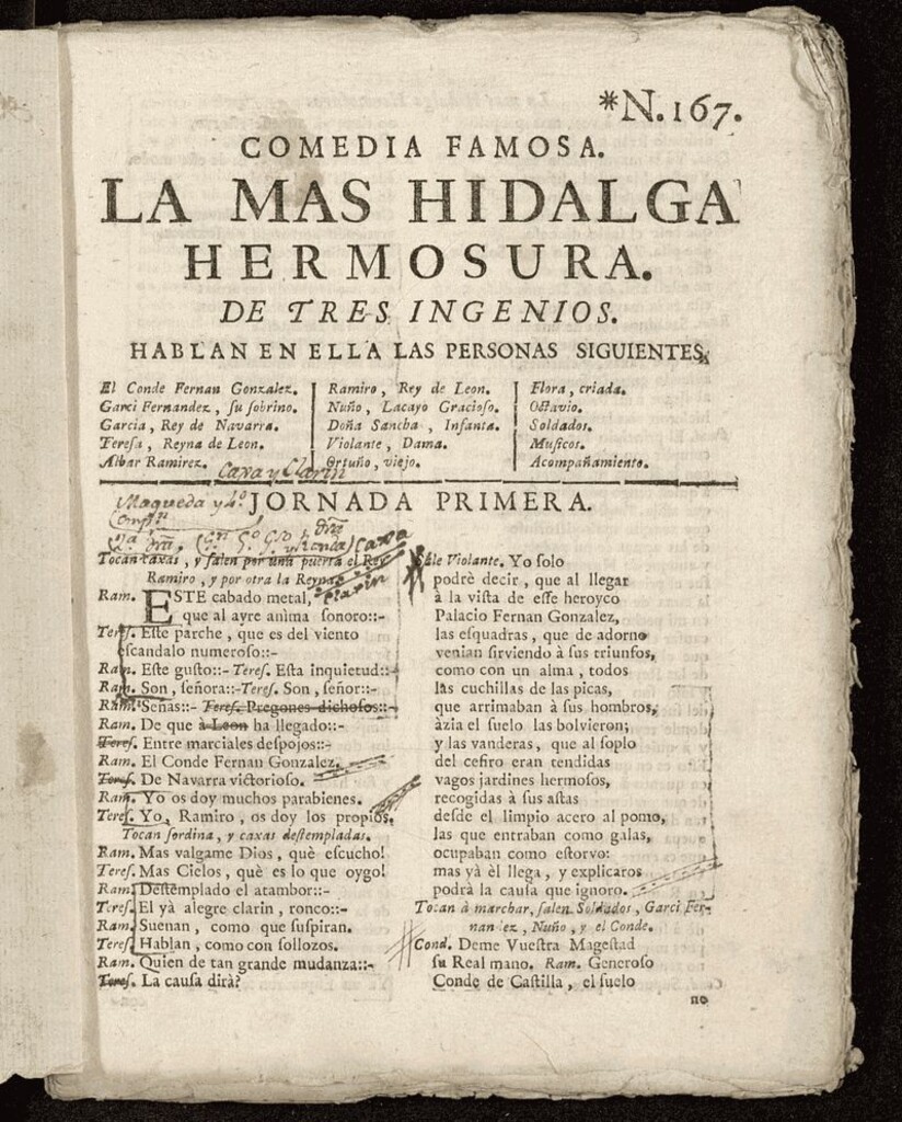 Miniatura de La más hidalga hermosura