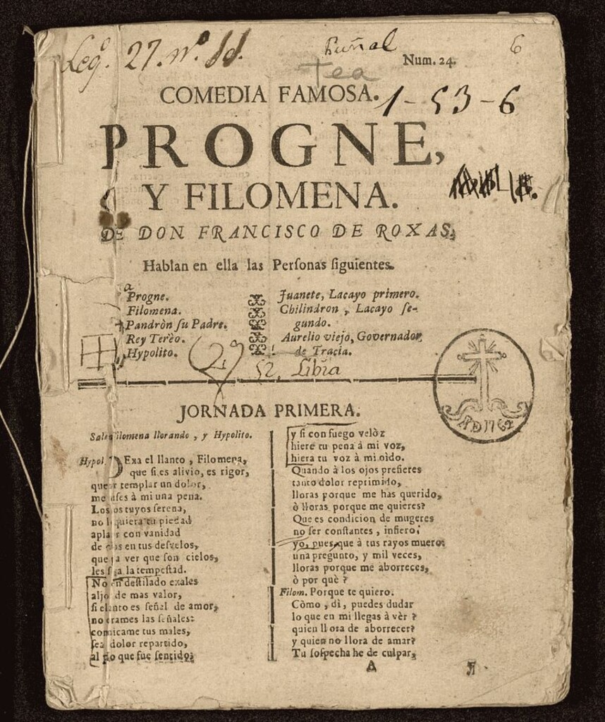 Miniatura de Progne y Filomena