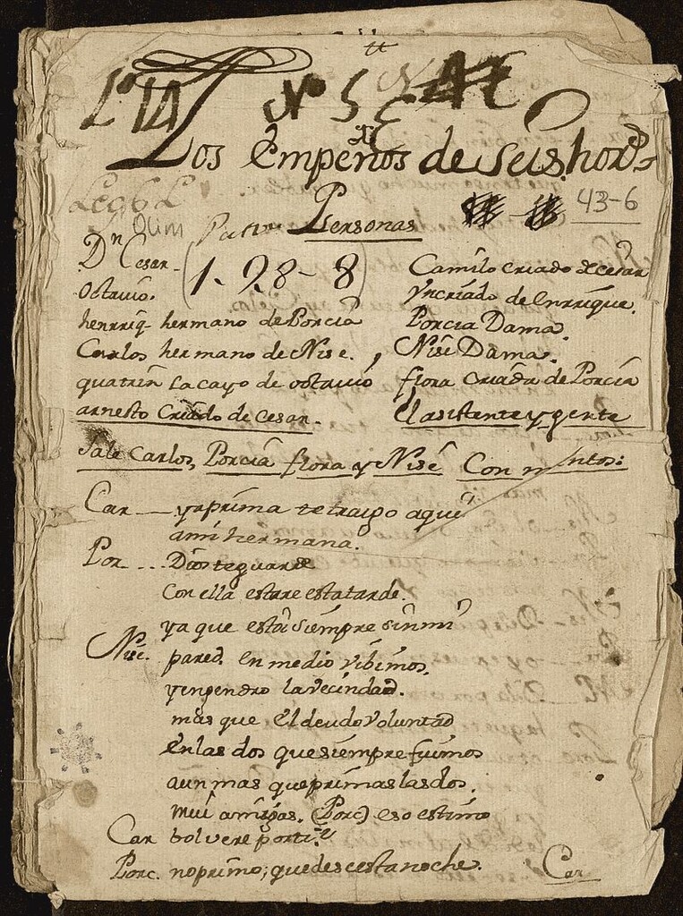 Miniatura de Los empeños de seis horas