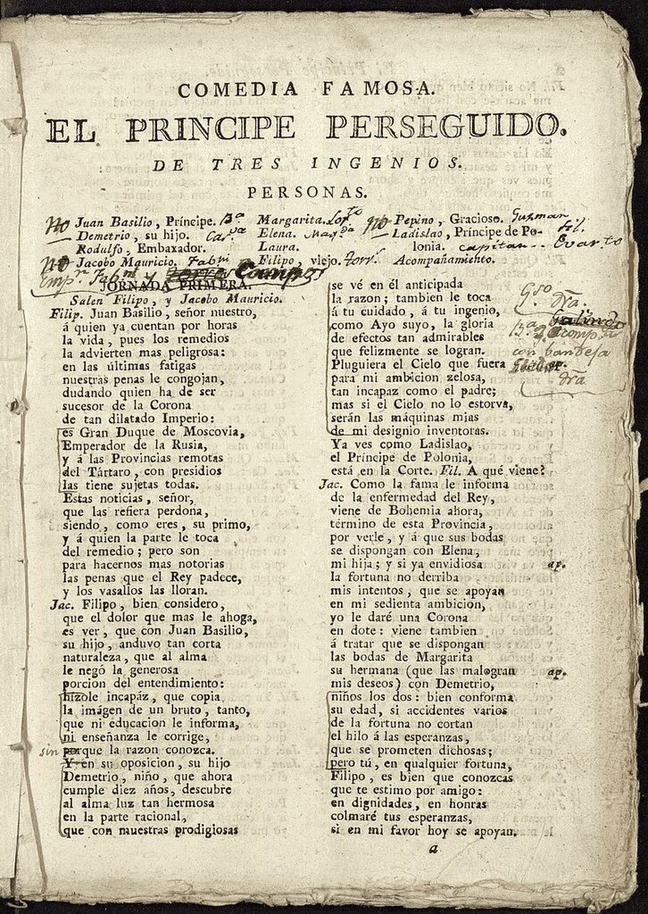 Miniatura de El príncipe perseguido