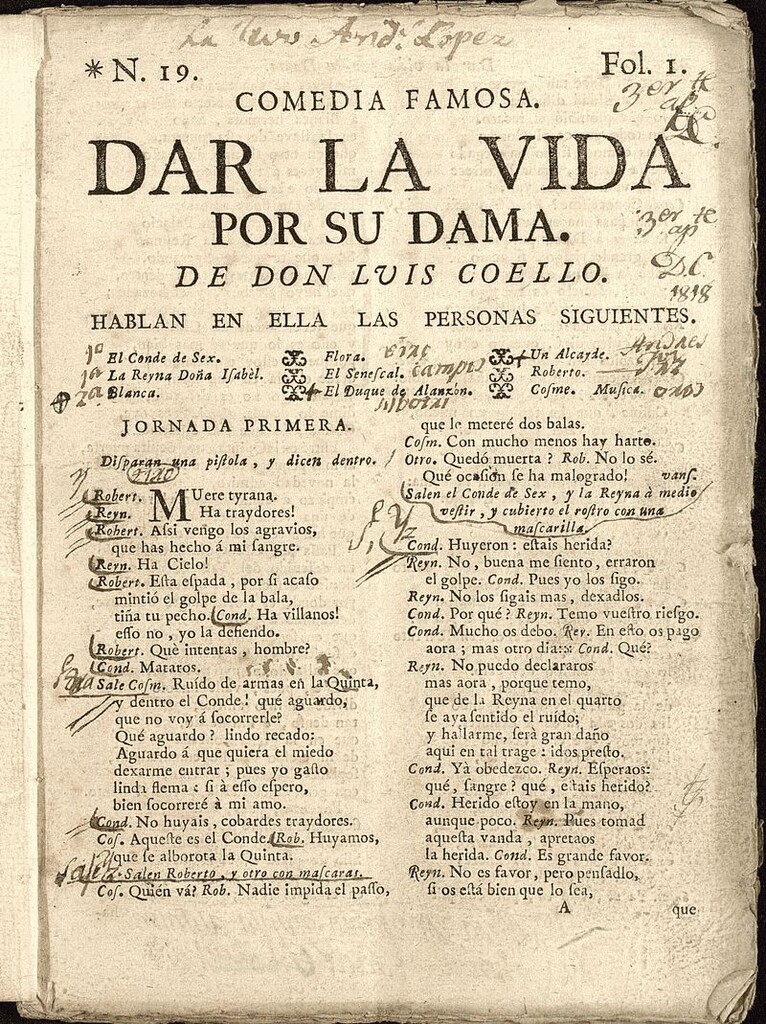 Miniatura de Dar la vida por su dama