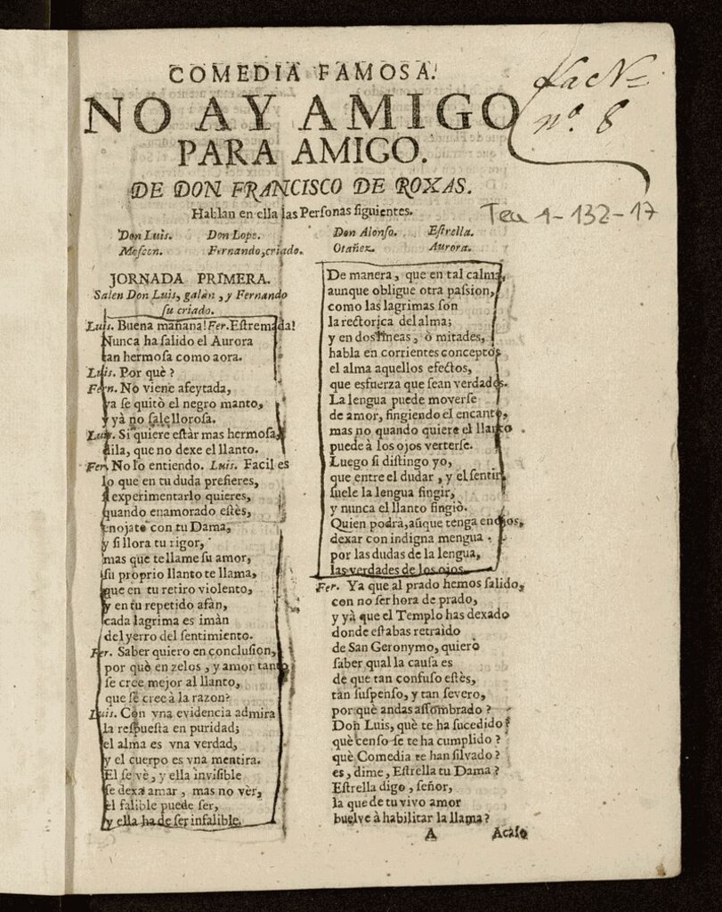 Miniatura de No hay amigo para amigo