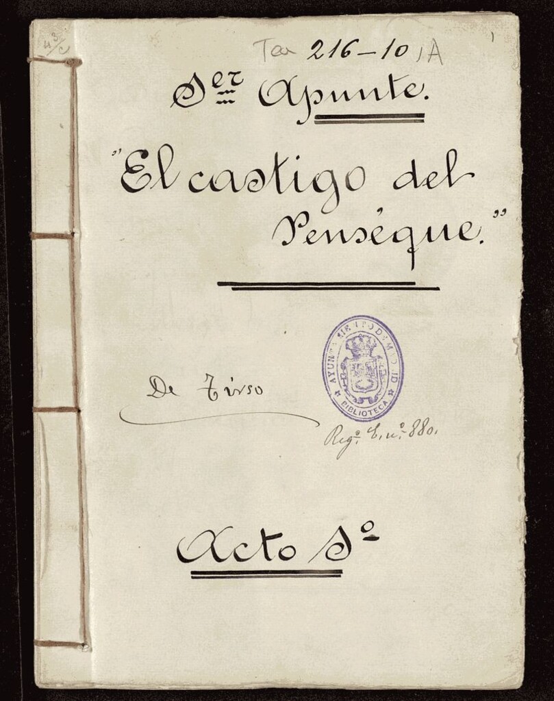 Miniatura de El castigo del penseque