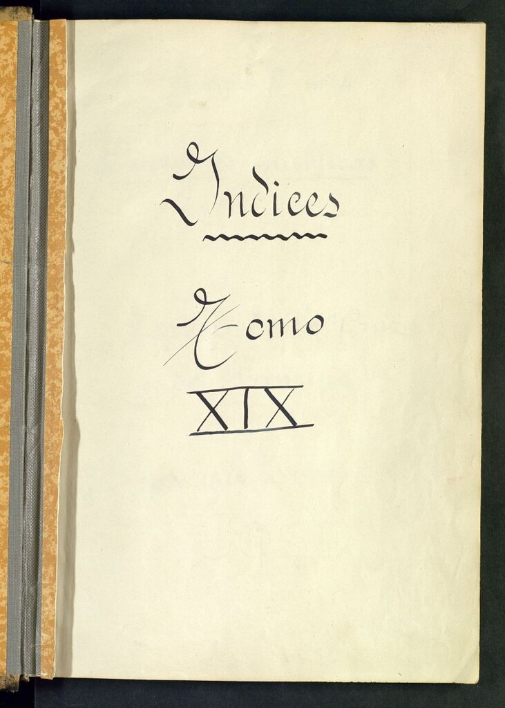 Miniatura de Inventario de Secretaría (Tomo 19) : Diversiones públicas (1824-1896)