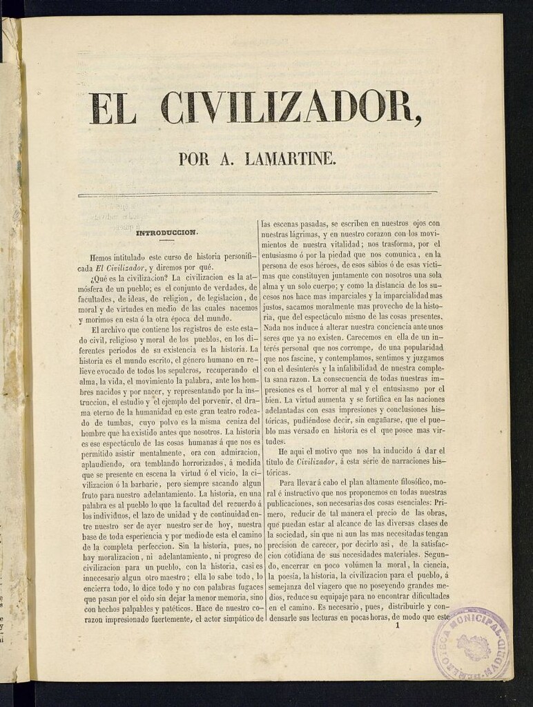 Miniatura de El Civilizador