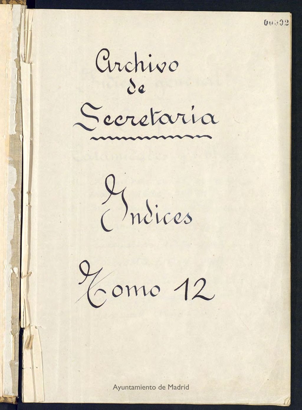 Miniatura de Inventario de Secretaria (Tomo 12) : calamidades públicas (1500-1896)