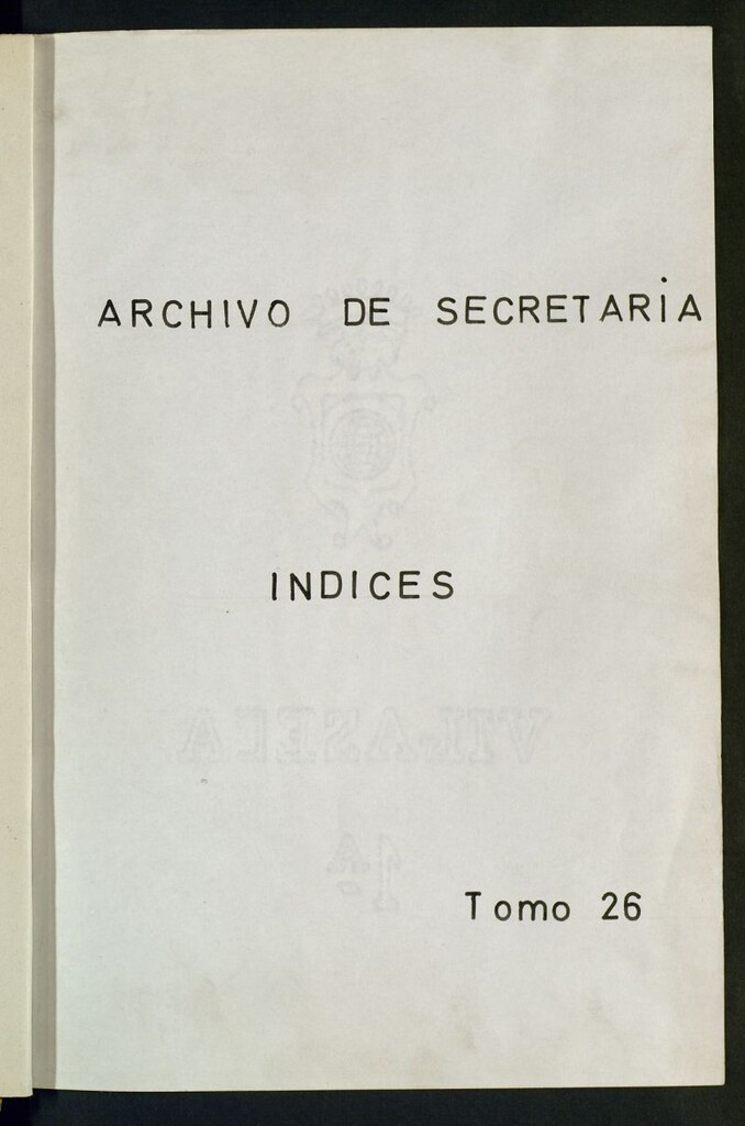 Miniatura de Inventario de Secretaría (Tomo 26): Fincas urbanas (1263-1895)