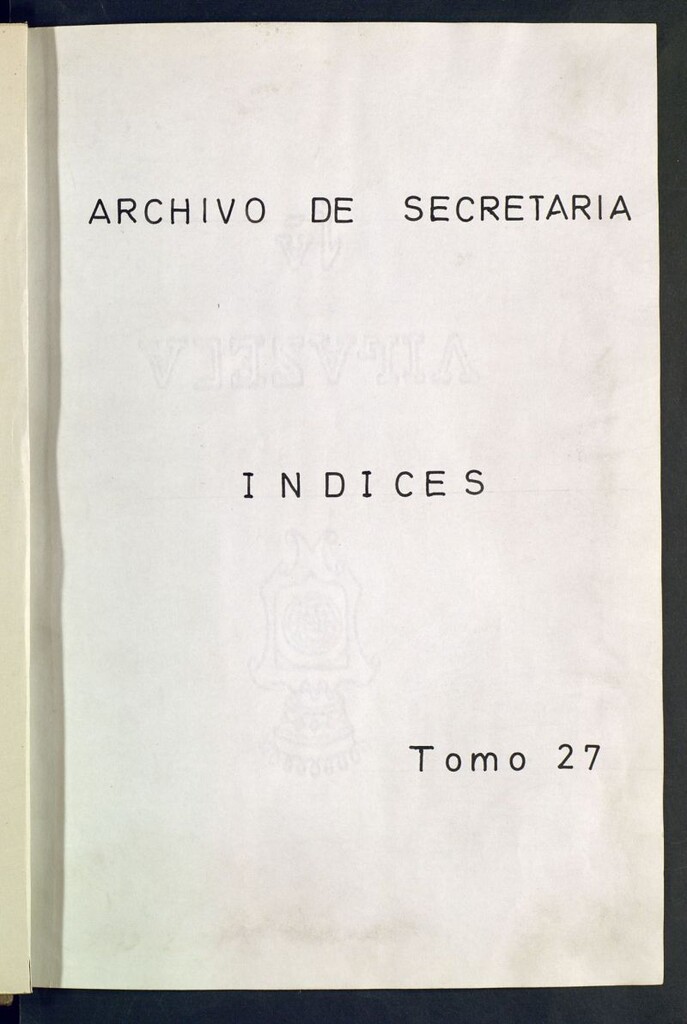 Miniatura de Inventario de Secretaría (Tomo 27): Fincas urbanas (1481-1892)