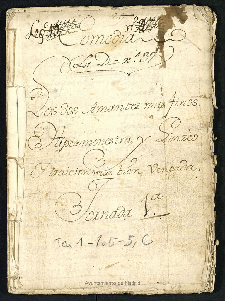Miniatura de Hipermenestra y Linceo