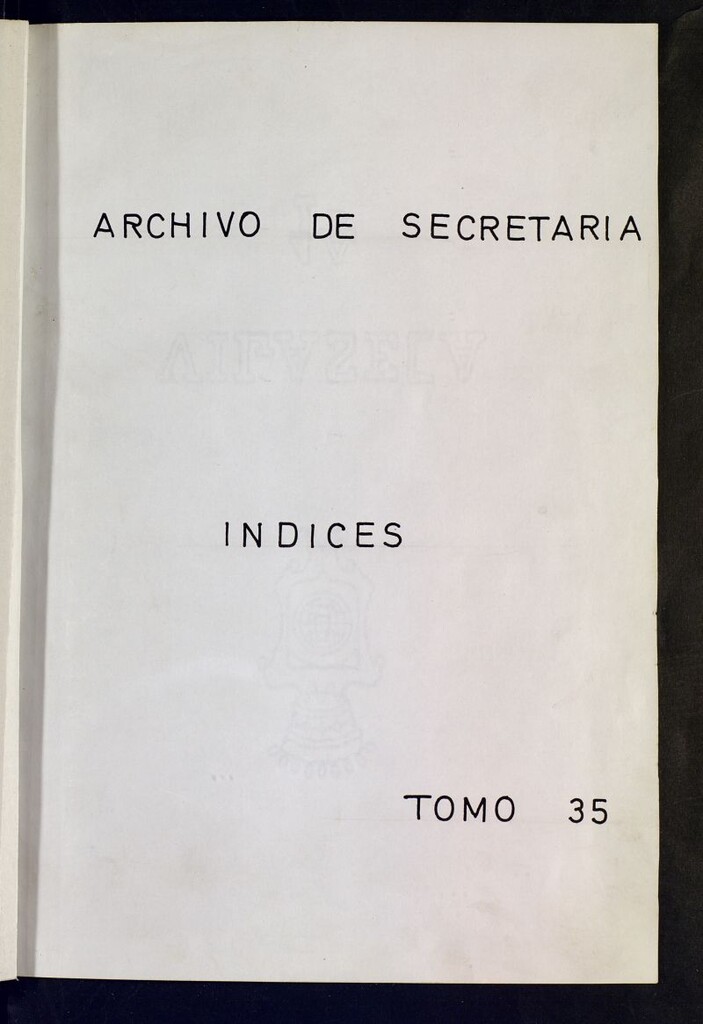 Miniatura de Inventario de Secretaría (Tomo 35): Fincas rústicas (1152-1894)