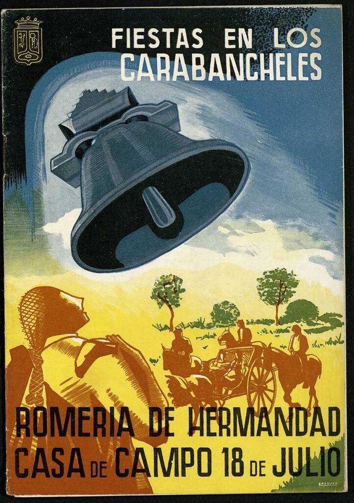 Miniatura de Fiestas en los Carabancheles : romeria de Hermandad casa de Campo 18 de Julio 1956