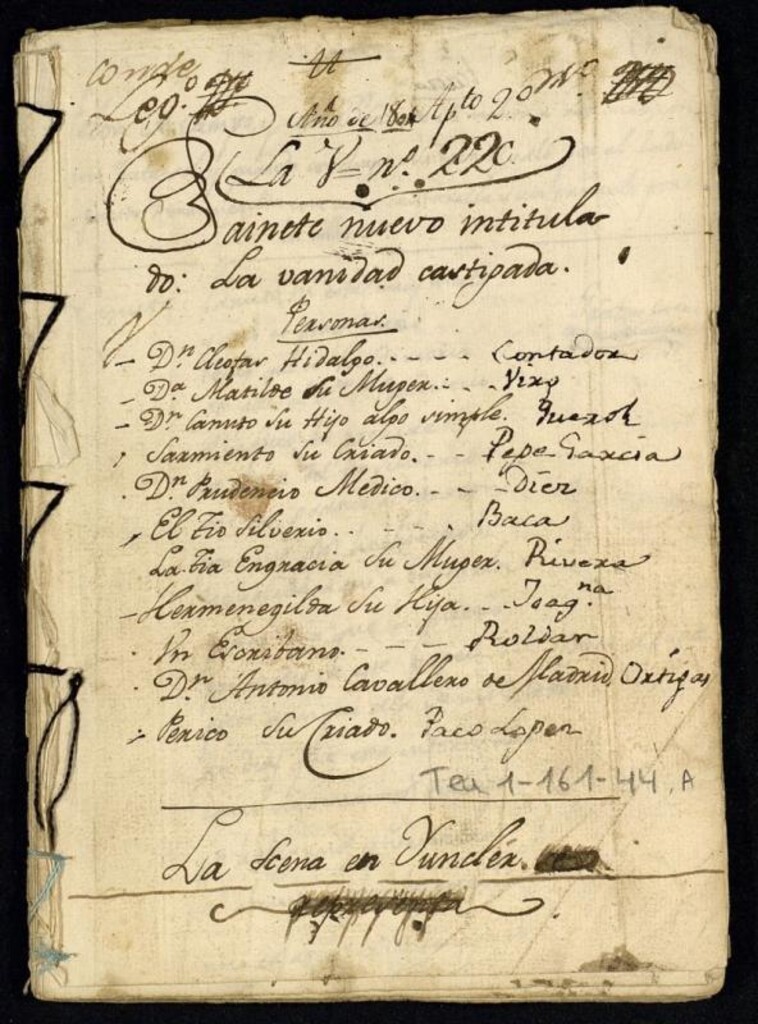 Miniatura de La vanidad castigada