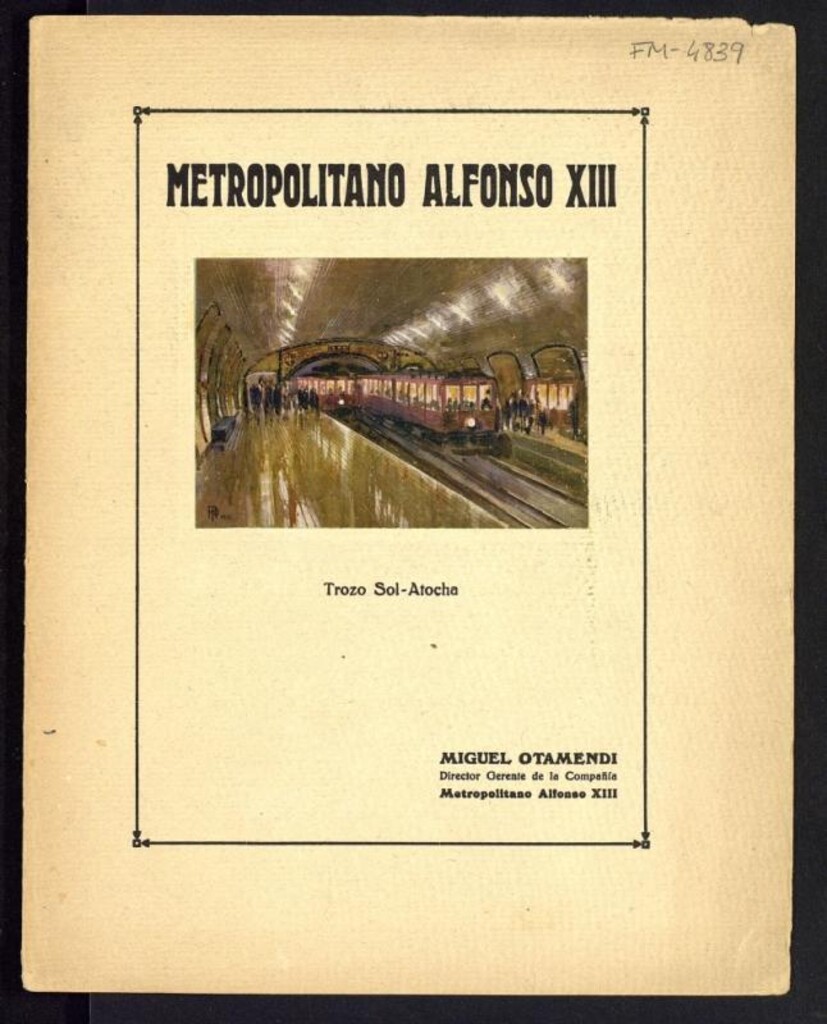 Miniatura de Metropolitano Alfonso XIII : trozo Sol-Atocha