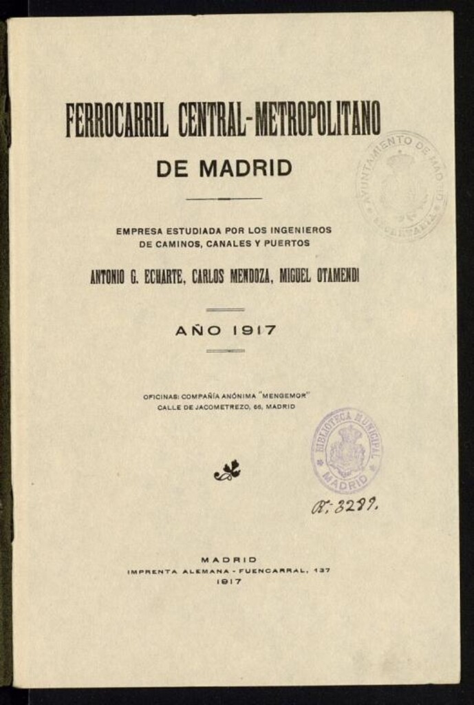 Miniatura de Ferrocarril Central-Metropolitano de Madrid