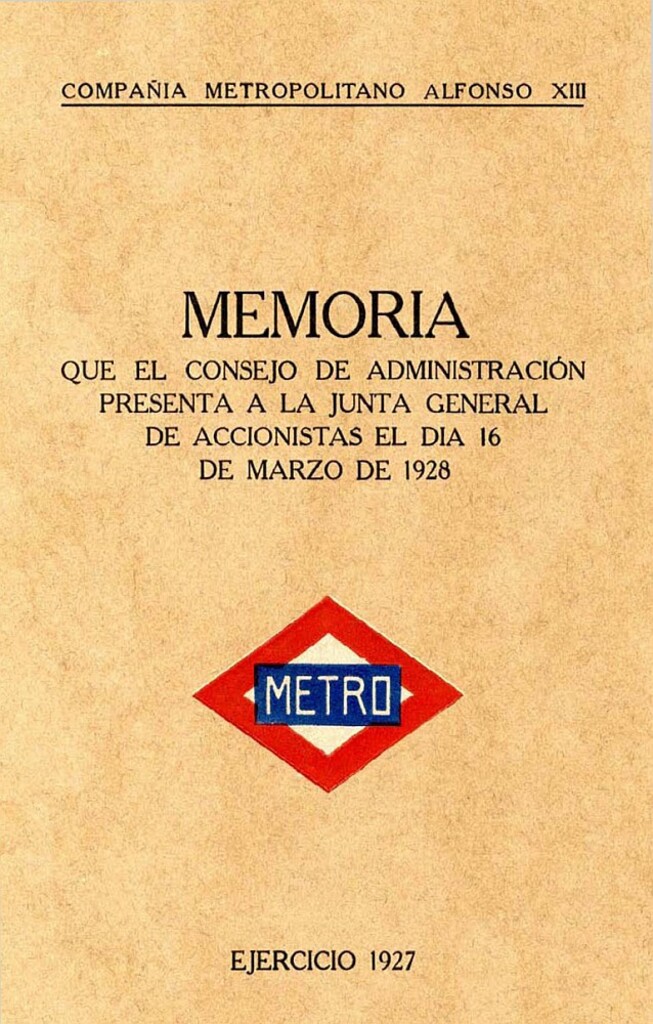 Miniatura de Memoria que el Consejo de Administración presenta a la Junta General de Accionistas del día 16 de marzo de 1928: Ejercicio 1927