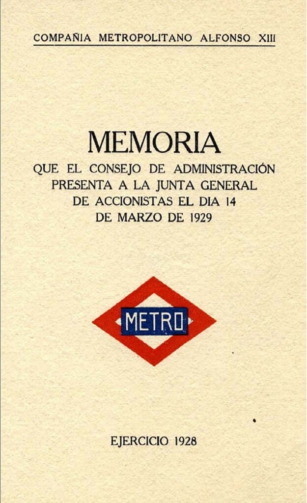 Miniatura de Memoria que el Consejo de Administración presenta a la Junta General de Accionistas del día 14 de marzo de 1929: Ejercicio 1928
