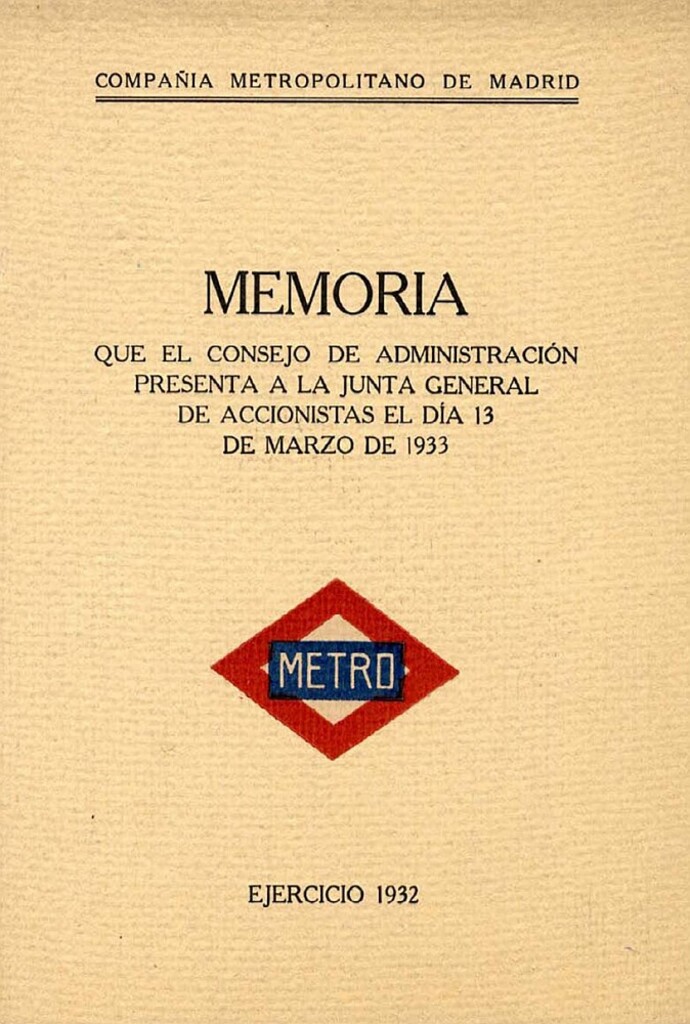 Miniatura de Memoria que el Consejo de Administración presenta a la Junta General de Accionistas del día 13 de marzo de 1933: Ejercicio 1932