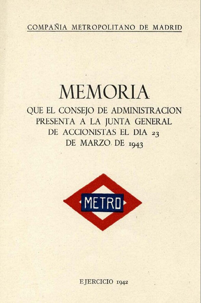 Miniatura de Memoria que el Consejo de Administración presenta a la Junta General de Accionistas del día 23 de marzo de 1943: Ejercicio 1942