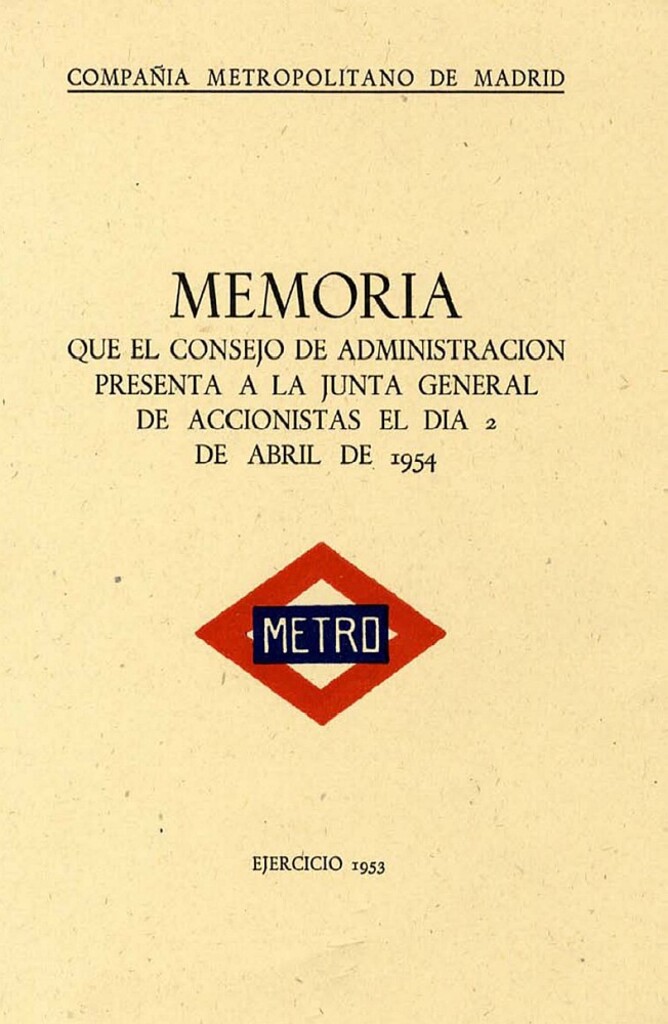 Miniatura de Memoria que el Consejo de Administración presenta a la Junta General de Accionistas del día 2 de abril de 1954: Ejercicio 1953