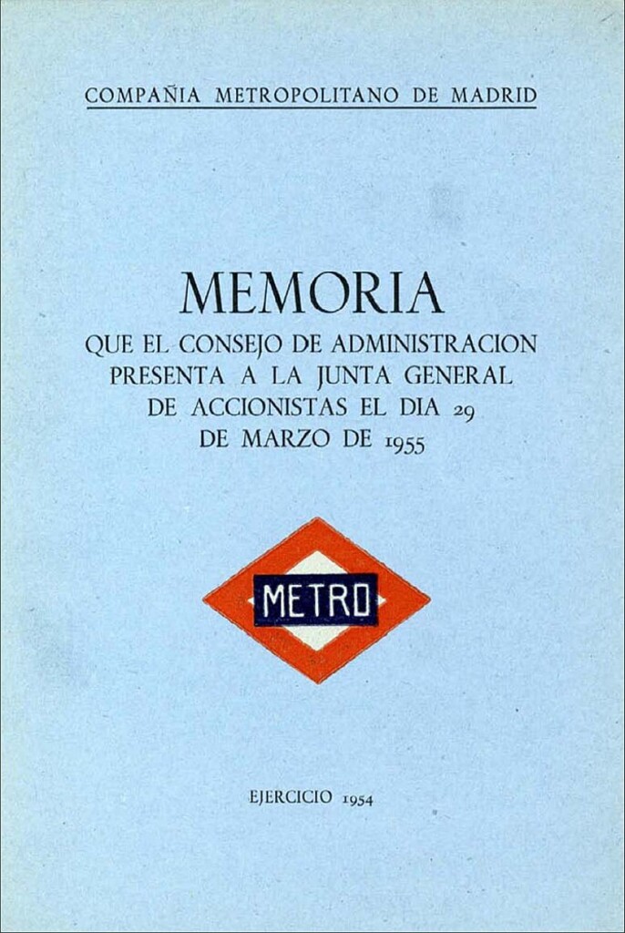Miniatura de Memoria que el Consejo de Administración presenta a la Junta General de Accionistas del día 29 de marzo de 1955: Ejercicio 1954