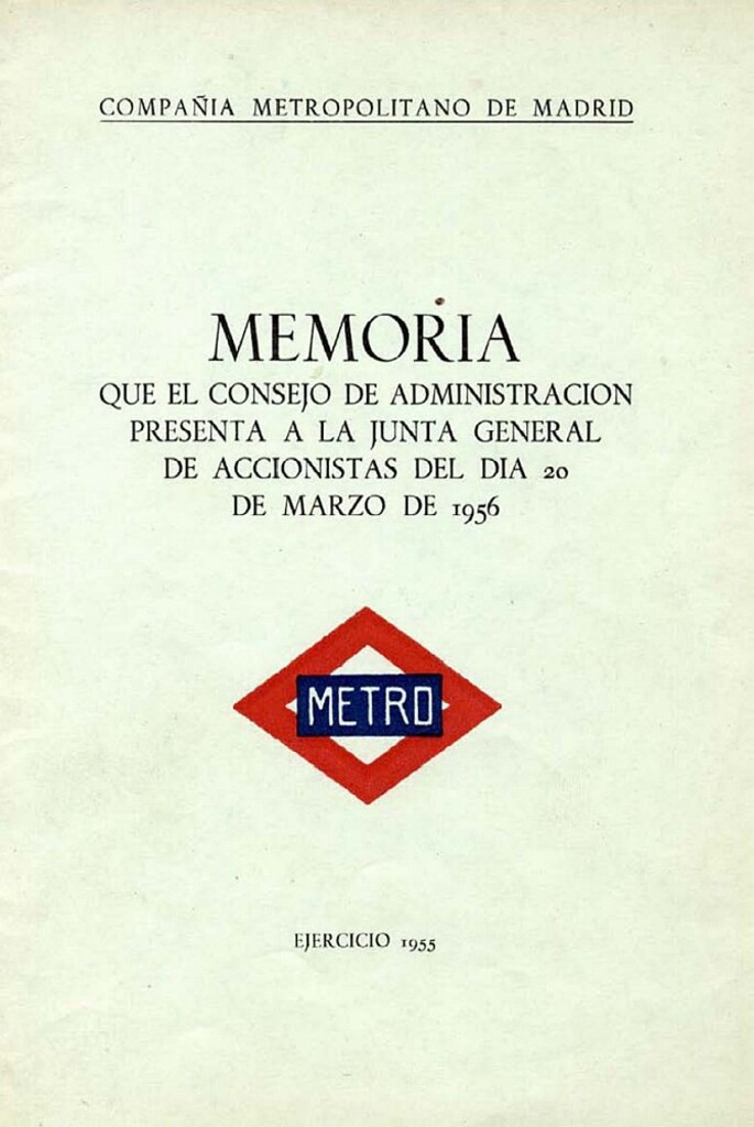Miniatura de Memoria que el Consejo de Administración presenta a la Junta General de Accionistas del día 20 de marzo de 1956: Ejercicio 1955
