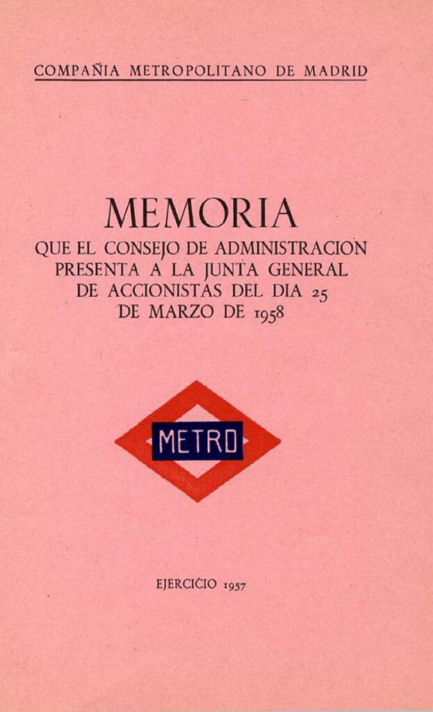 Miniatura de Memoria que el Consejo de Administración presenta a la Junta General de Accionistas del día 25 de marzo de 1958: Ejercicio 1957