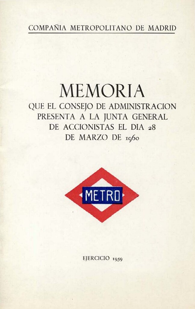Miniatura de Memoria que el Consejo de Administración presenta a la Junta General de Accionistas del día 28 de marzo de 1960: Ejercicio 1959