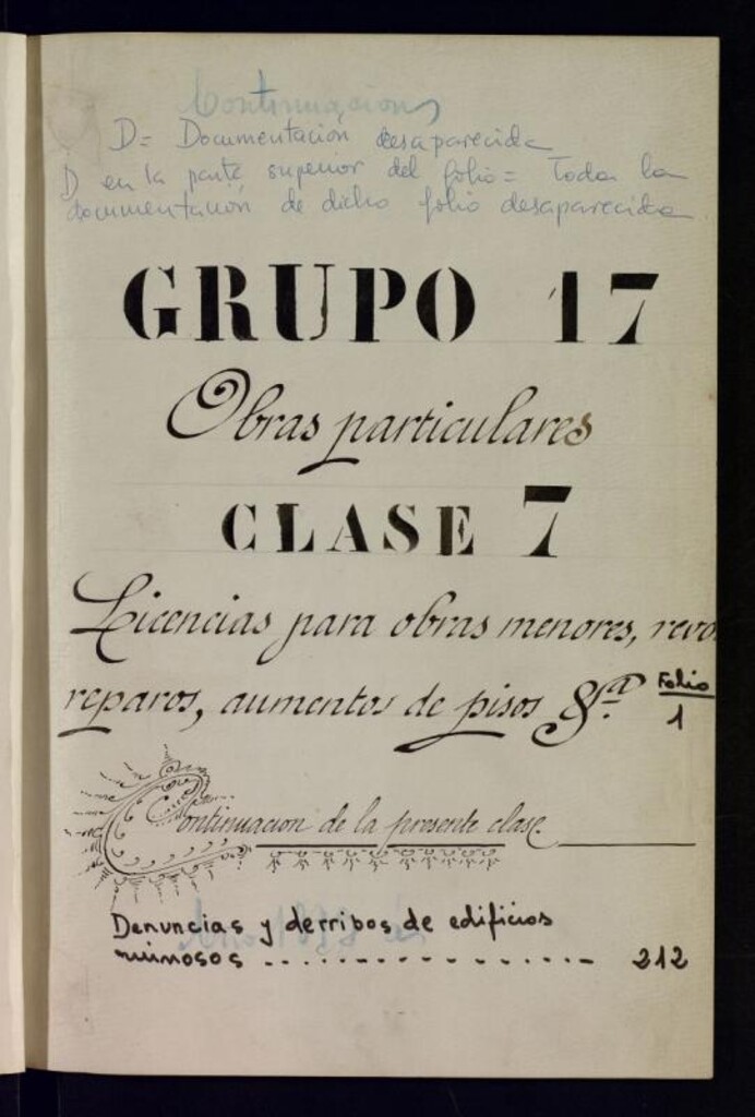 Miniatura de Inventario de Secretaría (Tomo 59 - II) : Obras particulares (1567-1898)