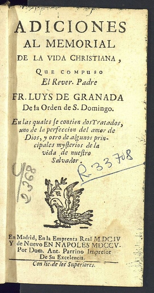 Miniatura de Adiciones al memorial de la vida cristiana