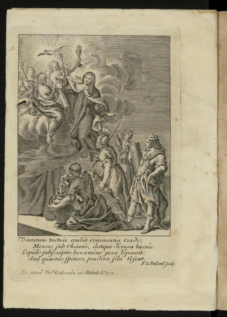 Miniatura de Cartas de Santa Teresa de Jesus