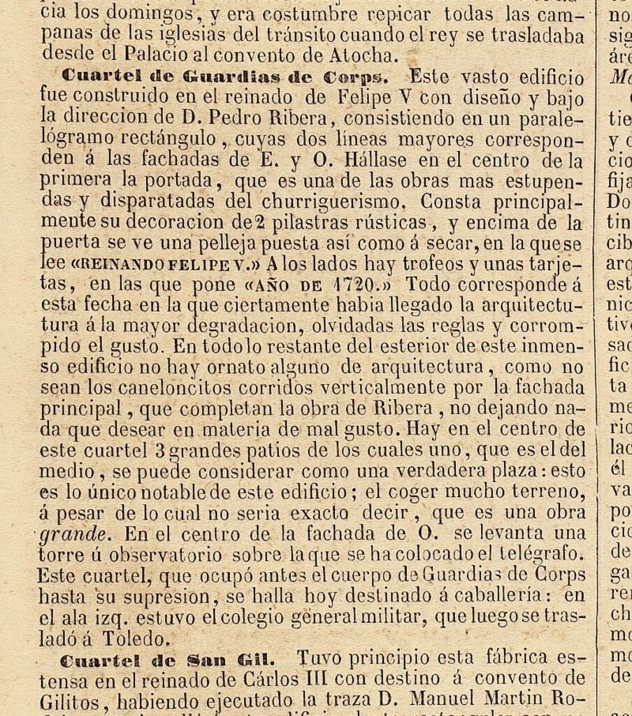 Miniatura de Cuartel de guardías de Corps