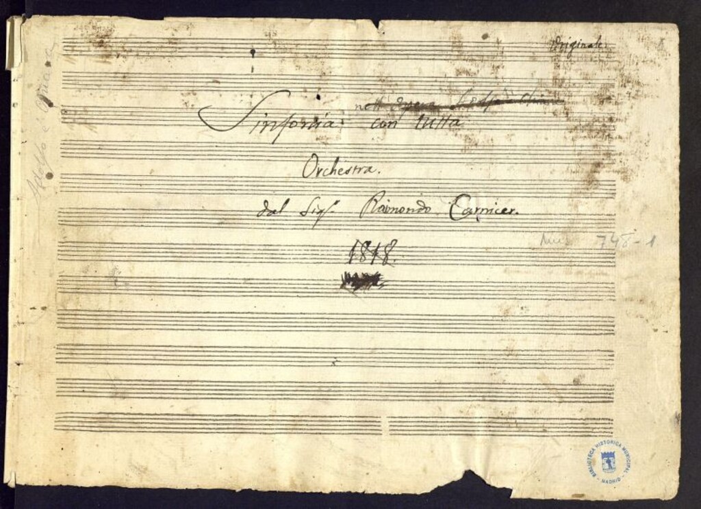 Miniatura de Sinfonia con tutta orchestra