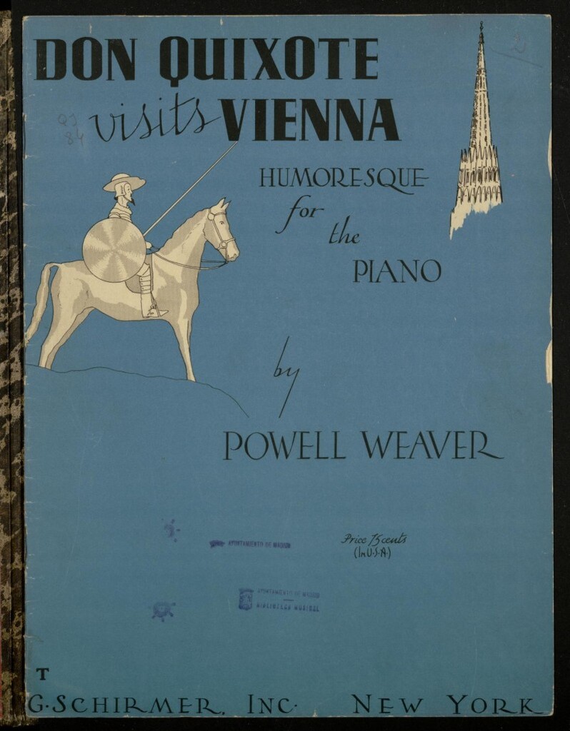 Miniatura de Don Quixote visits Vienna : humoresque for the piano