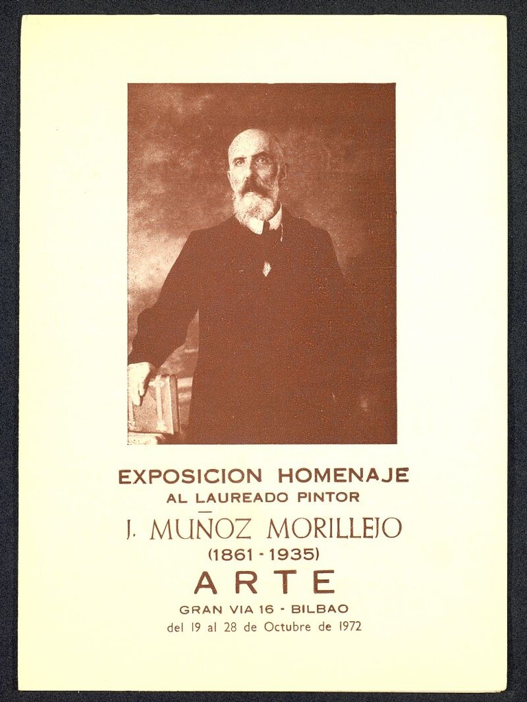 Miniatura de Exposición homenaje al laureado pintor J. Muñoz Morillejo (1861 - 1935)