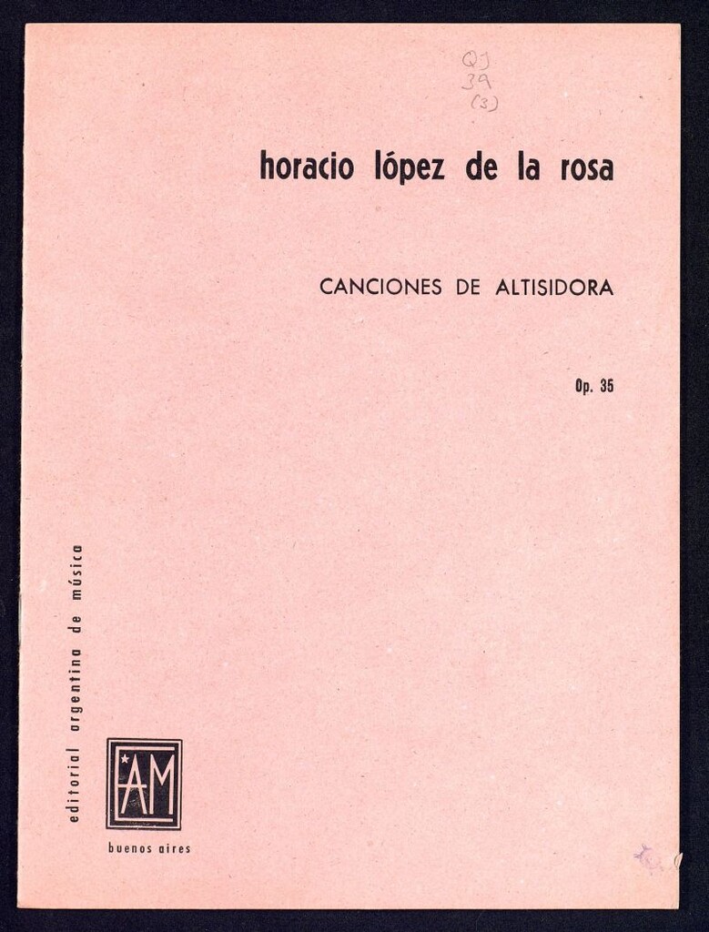 Miniatura de Canciones de Altisidora : op.35